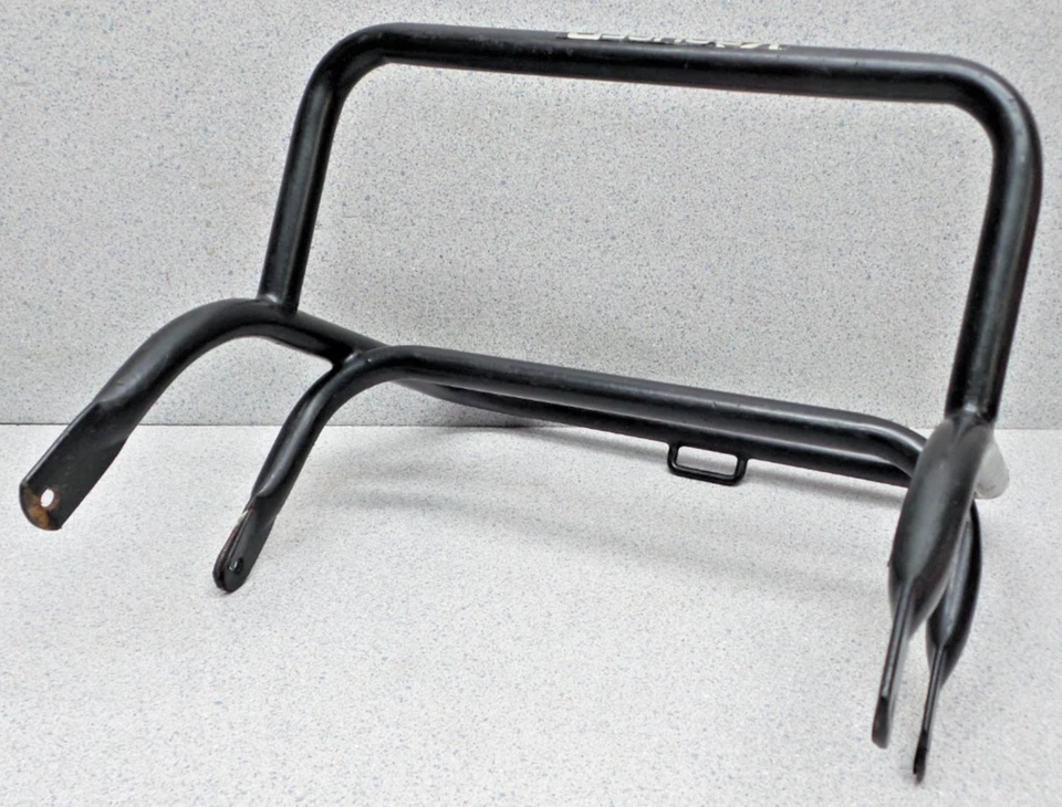 VINTAGE KRAUSER BLACK MOTORCYCLE RACK - Image 4 of 4