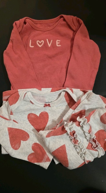 Girls Carter's 6month Love 3 Piece Set