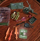Vintage GI Joe Parts & Accessories Lot Wild Bill Body Missile Launcher Tent...