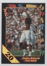 1991 Wild Card Draft 20 Stripe Stanley Richard s #94 Rookie RC 0c2. rookie card picture