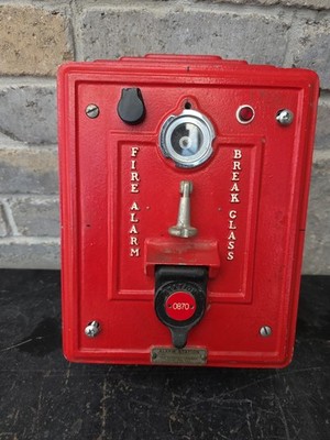 Original Vintage Autocall Fire Alarm Station Box GM Salvage Very Nice ...