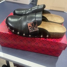 Tory Burch Mellow Stud Mule Women  s Shoes Size 8 Black  Store Display 