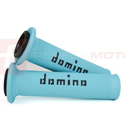 Domino A010 Rennrad Griffe Full Diamond Cyan & Schwarz passend für Zero Bikes