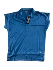 Ogio Ladies Polo Shirt Blue Short Sleeve
