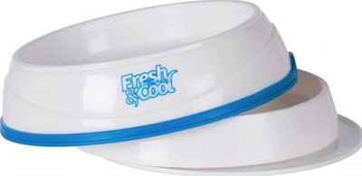 TRIXIE Kühlnapf Fresh & Cool  zum Kühlen mit Eis rutschfest 1 L, 20 cm
