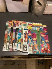 Marvel Comics Group:The New Mutants Vintage Comic Lot (11) Fine To Nm,see Photos