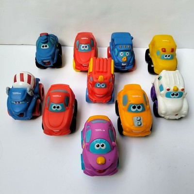 Tonka Chuck & Friends Soft Body Mini Chunky Cars Trucks Vehicles Hasbro 10 Lot