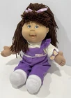 2004 Cabbage Patch Kids Play Along Girl Doll, Brown Hair, Blue Eyes, PA11,Outfit