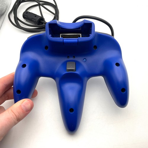 OFFICIAL NINTENDO 64 N64 CONTROLLER BLUE TESTED GOOD STICK - VERY GOOD CONDITION - Picture 2 of 5