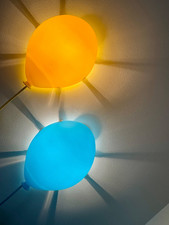 Vintage, IKEA Dromminge Balloon Wall Sconces / Lamps. Circa, 1990.