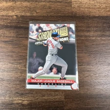 2001 Stadium Club Nomar Garciaparra Checklist Book