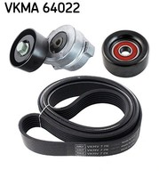 Satz Von Gerippten Keilriemen SKF Vkma 64022 Hyundai 25212-4A000 KIA 25212-4A000