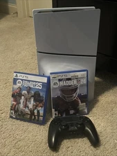 Working Sony PlayStation 5 Slim Disc Edition 1TB White ( Read Description)