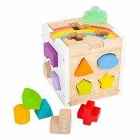Legler small foot SteckwüRfel Regenbogen, Spielzeug, Ab 12 Monate, 11777