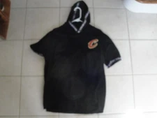 NWOTS Clevland Cavaliers Graphic Black Short Sleeve Hoodie Size L