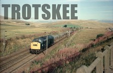 35mm Colour Negative British Rail Diesel Loco Class 40 40167 Beattock 1976 