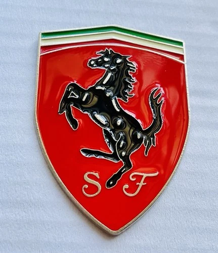 FERRARI SCUDERIA WING SHIELD EMBLEM FENDER BADGE 308 328 348 355 360 430 456 550