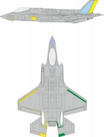 F-35A Ram Coating Late Revell / 1:72 - Eduard CX694