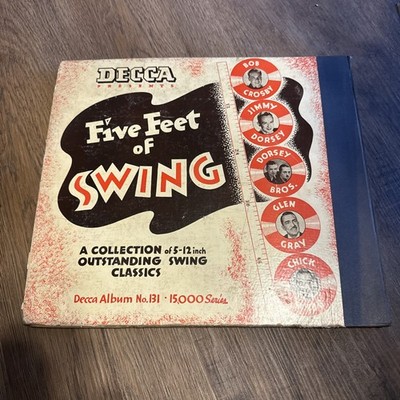 Vintage 1940 -''5 FEET OF SWING'' - (5-SET) RECORD 78 RPM SET - DECCA 131