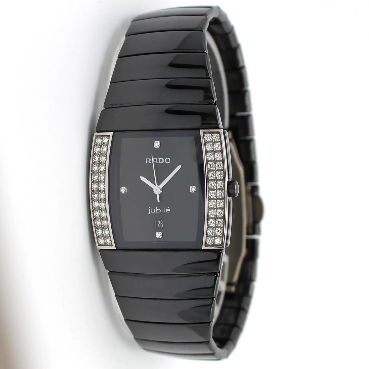 Rado Sintra Jubile Ceramic Diamond Black Dial Quartz Ladies  display picture 1