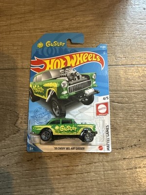 2021 Hot Wheels '55 Chevy Bel Air Gasser Green Guster Mattel Games Series 4/5