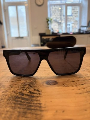 Tom Ford Sunglasses Whyat TF709 01A 144 Black Frame and Lenses with Case - Image 1 of 4