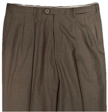  950 BRIONI PANTS 36 WOOL FLANNEL DRESS PANTS 2 PLEATS IMPERFECT