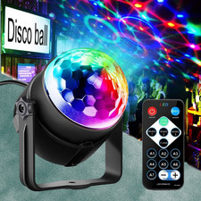 Party Magic Disco Ball Light LED Club RGB Rotating Club DJ Stage Lights Remote