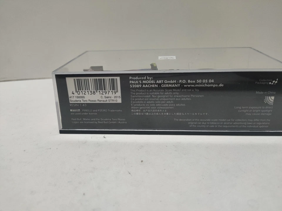 Toro Rosso STR10 Sainz 2015 1/43 Minichamps - Photo 4/4