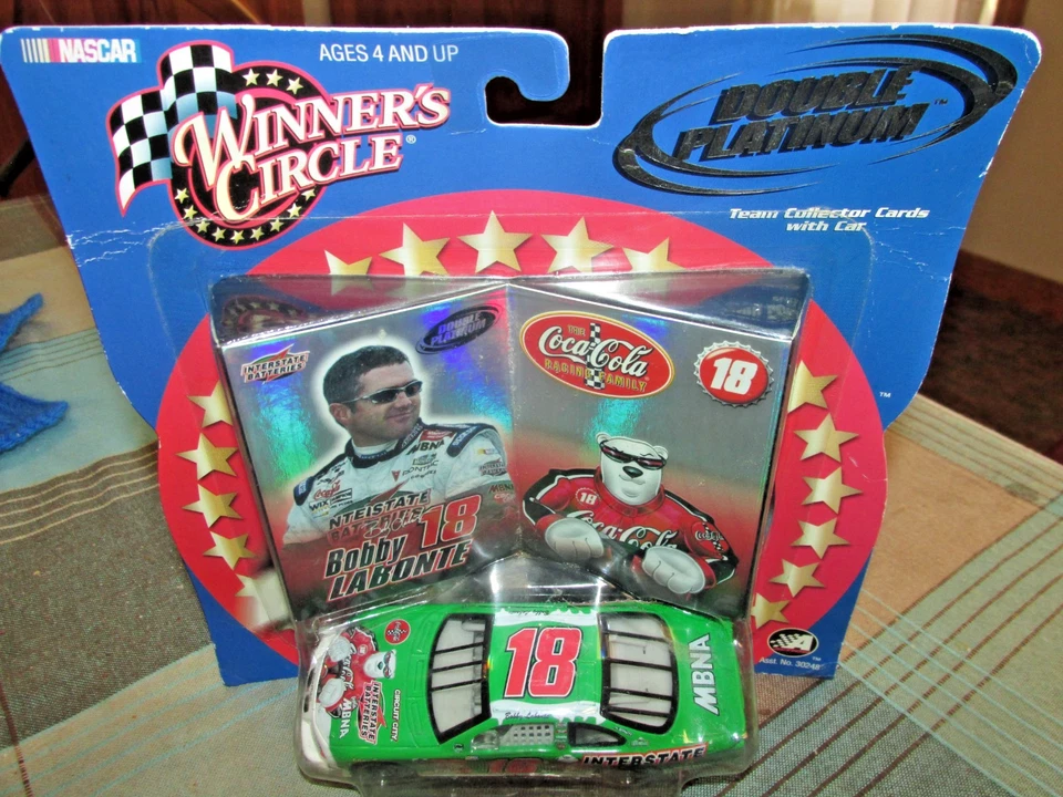 Winners Circle Bobby Labonte Double Platinum Team Collector Cards Car Pontiac - Image 2 of 4