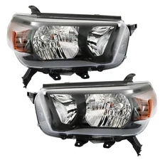 LABLT Headlights Black Bezel For 2010-2011-13 Toyota 4Runner Left&Right Halogen