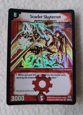 DUEL MASTERS Karte Scarlet Skyterror S8/S10 - 2004 Deutsch Wizards of the Coast