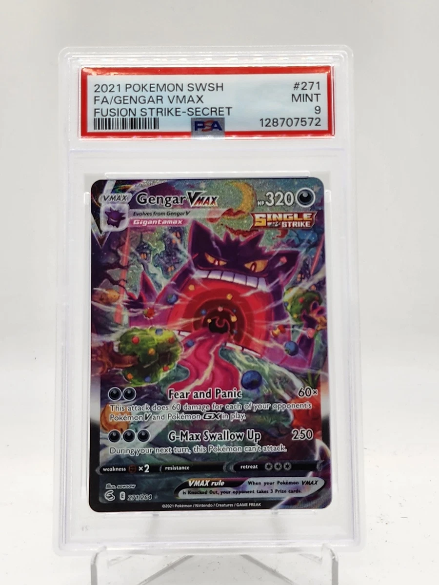 Gengar VMAX 271/264 Swsh08: Fusion Strike for sale | eBay