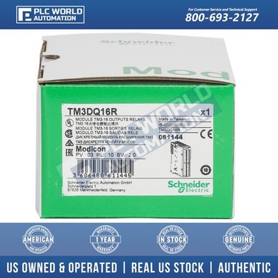 Schneider TM3DQ16R Modicon TM3-16 Relay Output, 16 Relay Outputs, Brand New