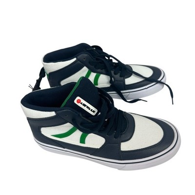 Airwalk Mens High Top Skate Shoes Navy White Green Size