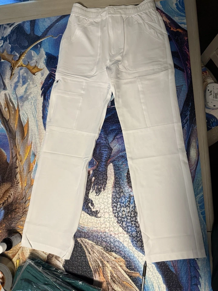 Pantalones Médicos Dickies Carga Blancos XS NUEVOS ENVÍO GRATUITO Foto 2 de 4