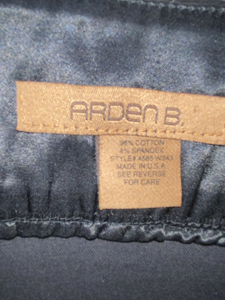 Sz 8 Black Velour Front Slit Zippers Adjustable And Satin Waist Back Zipper - Image 2 of 4