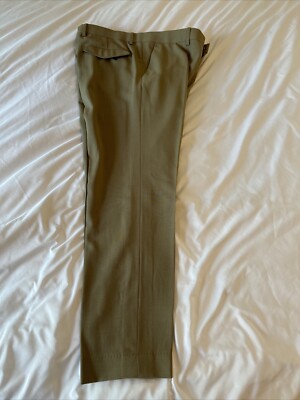 Caruso Trousers Pants, 32 (48IT) 100% Wool, Made In Italy