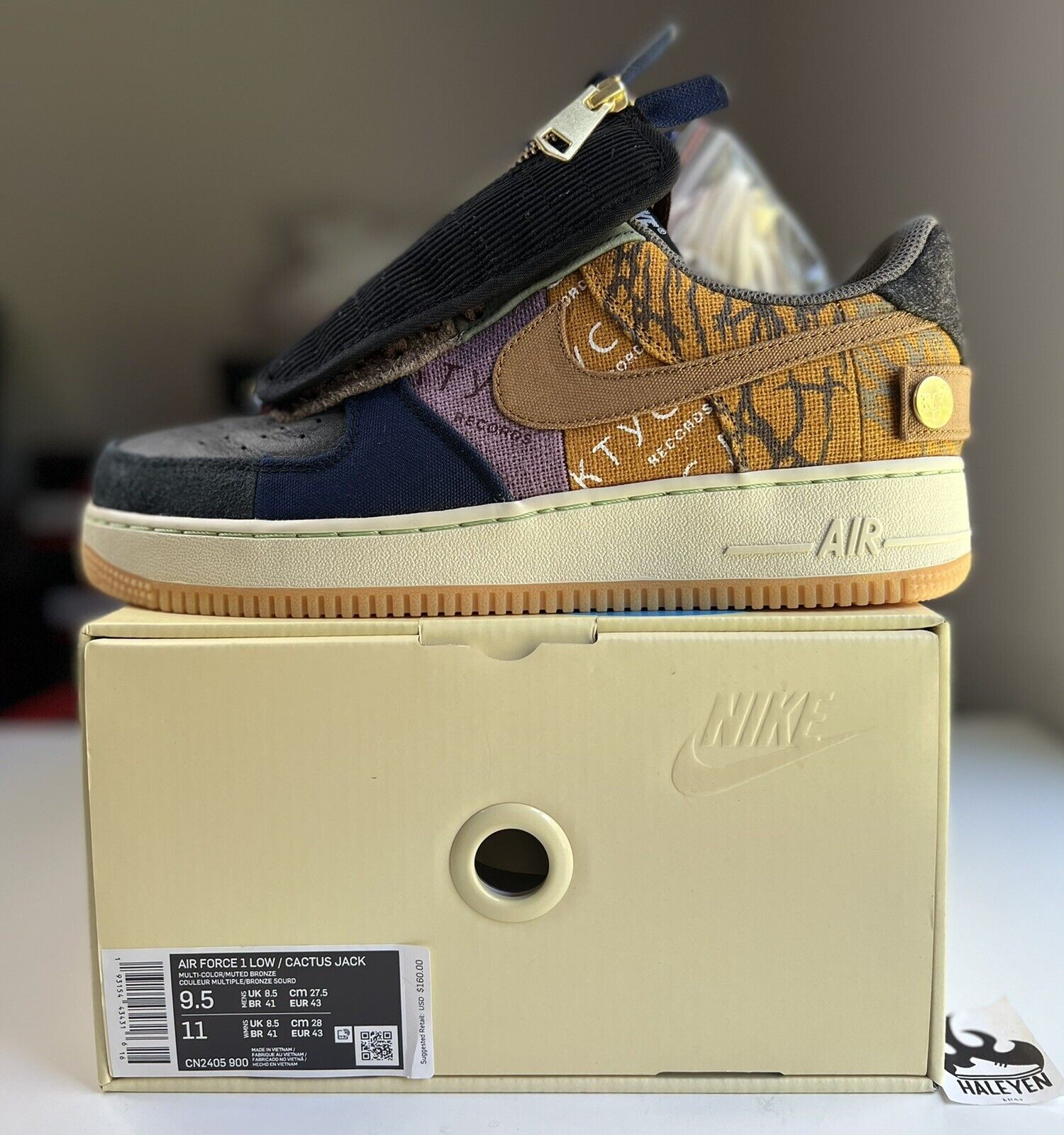 travis scott air force 1 sizing