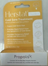 Herstat Plus+ Cold Sore Fever Blister Herpes Propolis Treatment 11/2025