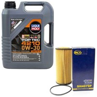 MotoröL Set 0W-30 5 Liter + ÖLfilter SH 4079 P FüR Audi A4 A5 A6 A7 Porsche 2.0