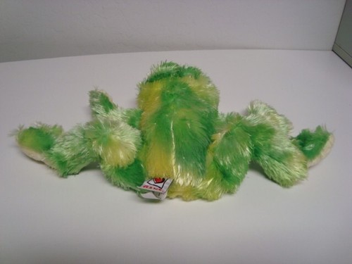 Webkinz Tie Dye Frog Plush Stuffed Animal HM162 Ganz Green No Code 10" - Picture 3 of 7
