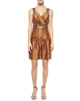 dvf beaded dress DIANE VON FURSTENBERG Eugenia Short Embellished Size 0 NWT $548 Lil cactus Blue Seersucker Sweetheart neckline Sleeveless Spaghetti Color:Black/Light Canvas gurkha dress pants Pakistan