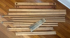 Vintage Sears 25-48172C Quilting Frame Replacement Wood Pieces Only No Hardware