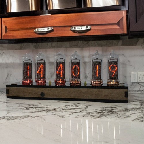 Nixie tube clock and Geiger counter all in one, USB type C socket - Picture 5 of 11