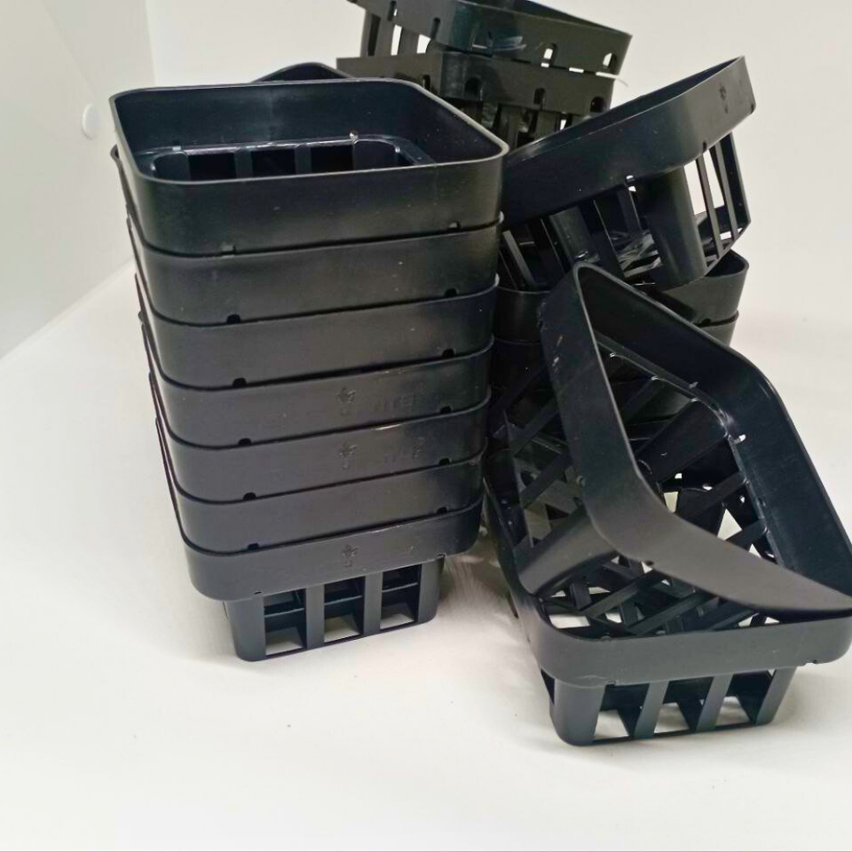 25 PCs Vanda Orchid Pots Plastic Square Hanging Basket Outdoor