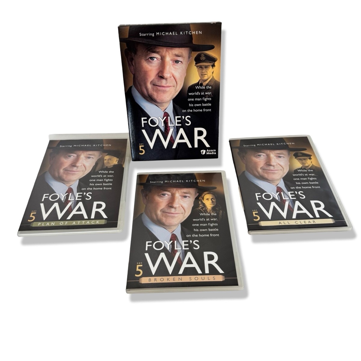 Foyles War Set 5 DVD Boxed 3 Disc PBS Michael Kitchen ACORN