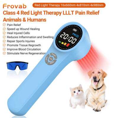 1760mW Red Infrared Light Treatment for Pain Relief Cold Laser Therapy Device