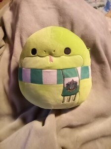 Harry Potter Squishmallow Slytherin Snake Hogwarts House Scarf 10” NWT