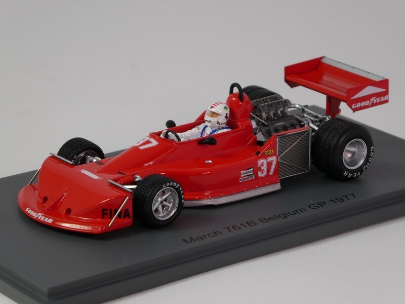 Spark March 761B #37 Arturo Merzario Belgium GP 1977 1/43 S7275 | eBay